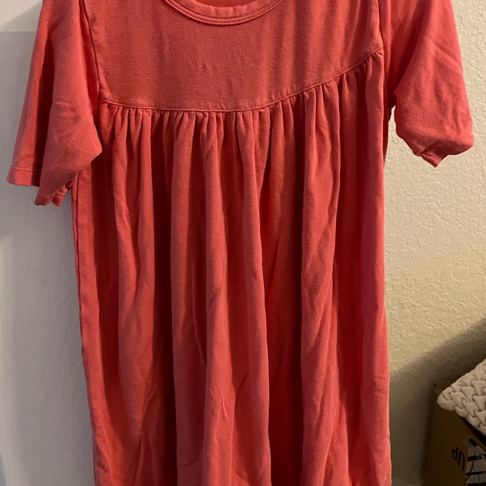 Kickee Pants Coral Casual Kids Dress